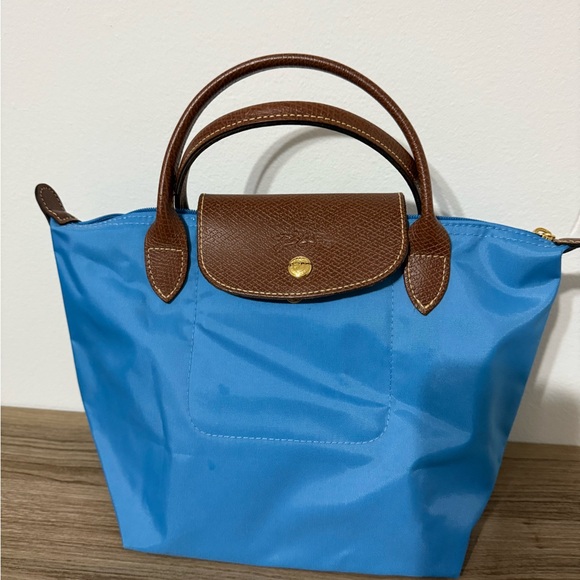 Longchamp Small Le Pliage Canvas Top Handle Bag. - Picture 5 of 12